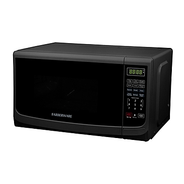 Farberware&reg; Classic 0.7 Cubic Foot Microwave Oven in Black. View a larger version of this product image.