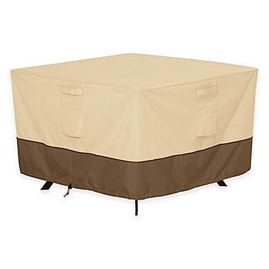 Classic Accessories&reg; Veranda Large Square Patio Table Outdoor Cover. View a larger version of this product image.