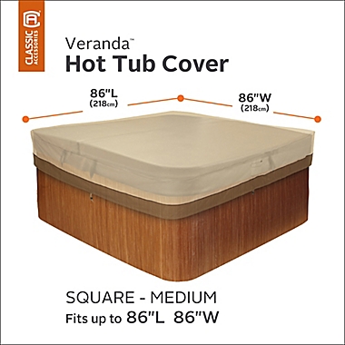 Classic Accessories&reg; Veranda Square Hot Tub Cover. View a larger version of this product image.