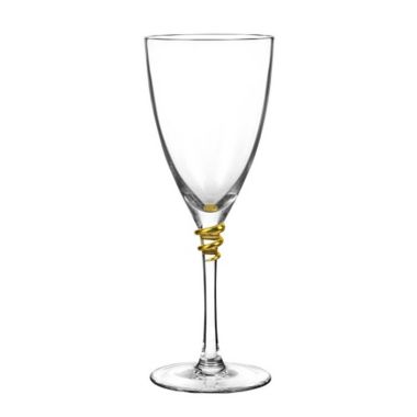 Qualia Helix Gold Wine Glasses (Set of 4). View a larger version of this product image.