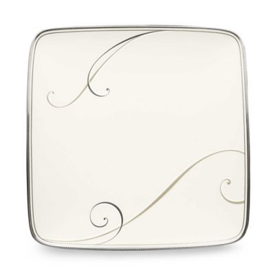 Noritake&reg; Platinum Wave Small Square Accent Plate