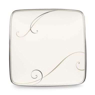 Noritake&reg; Platinum Wave Small Square Accent Plate. View a larger version of this product image.