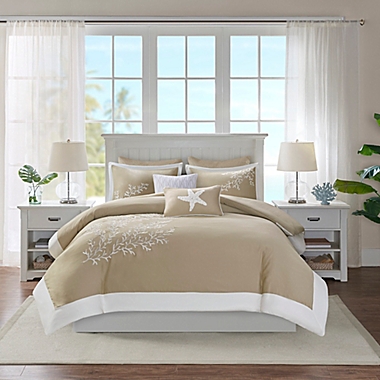 Harbor House&reg; Coastline Comforter Set in Khaki. View a larger version of this product image.