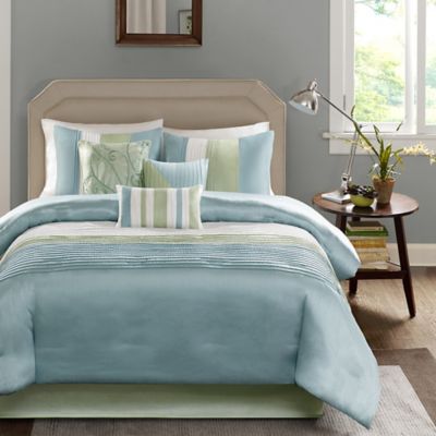 Making mint green comforter set. bed bath beyond