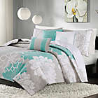 Alternate image 1 for Madison Park Lola Full/Queen Quilted Coverlet Set in Aqua