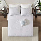 Alternate image 2 for Madison Park Quebec 5-Piece Queen Comforter Set in White