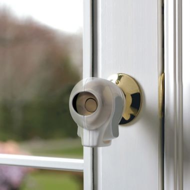 KidCo&reg; Door Knob Lock in Clear (Set of 2). View a larger version of this product image.