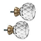 Alternate image 0 for Cambria&reg; Premier Complete Faceted Ball Finials in Warm Gold (Set of 2)