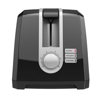 Black & Decker&trade; 2-Slice Toaster in Black. View a larger version of this product image.