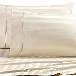 Wamsutta® Dream Zone® Stripe PimaCott® King Sheet Set in Ivory