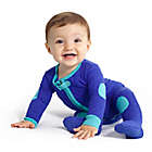 Alternate image 1 for baby deedee&reg; Size 12-18M Quilted Sleepsie&reg; Footed Pajama in Peacock