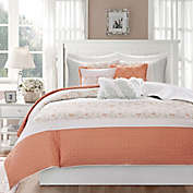 Madison Park&reg; Dawn 6-Piece King/California King Coverlet Set in Coral