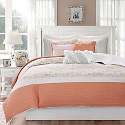Madison Park® Dawn 6-Piece King/California King Coverlet Set in Coral