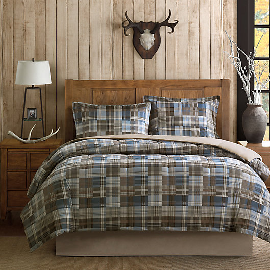 Alternate image 1 for Woolrich White River Comforter Set in Brown