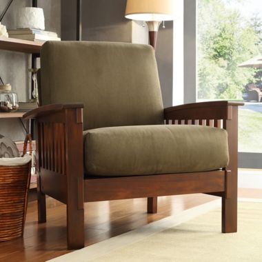 iNSPIRE Q&reg; Brixton Mission Arm Chair. View a larger version of this product image.