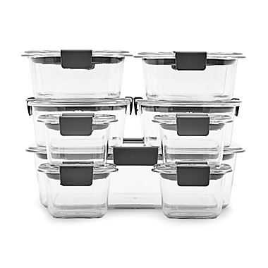 Rubbermaid&reg; Brilliance 22-Piece Food Storage Container Set. View a larger version of this product image.