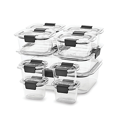 Rubbermaid&reg; Brilliance 22-Piece Food Storage Container Set. View a larger version of this product image.