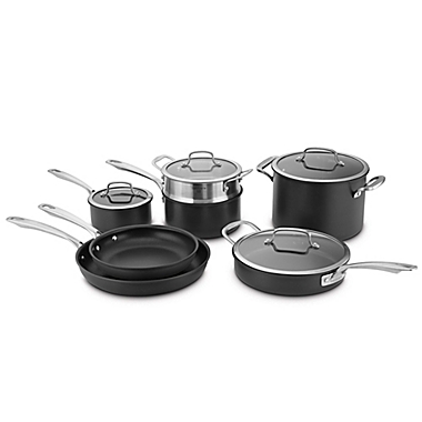 Cuisinart&reg; DS Induction Nonstick Hard Anodized 11-Piece Cookware Set. View a larger version of this product image.