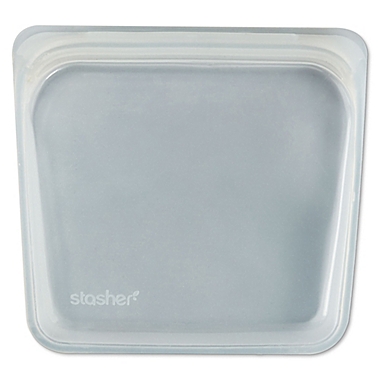 Stasher 28 oz. Silicone Reusable Clear Sandwich Bag. View a larger version of this product image.