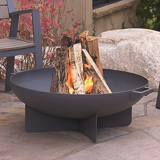 Alternate image 1 for Real Flame® Anson Fire Pit in Grey