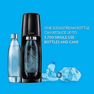 SodaStream&reg; Fizzi&trade; Sparkling Water Maker Starter Kit in Black. View a larger version of this product image.