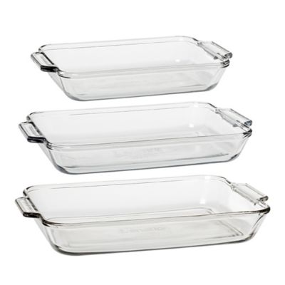 Anchor® Value Pack 3-Piece Glass Baking Set