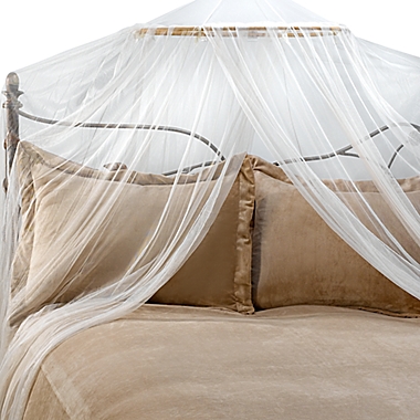 Siam Bed Canopy and Mosquito Net in Ivory. View a larger version of this product image.