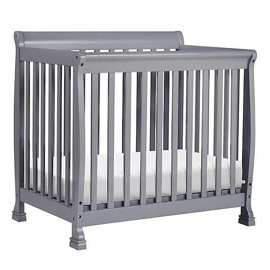 Alternate image 1 for DaVinci Kalani 4-in1  Convertible Mini Crib in Grey