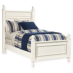 Stone & Leigh™ Wood Twin Panel Bed In Marshmallow White