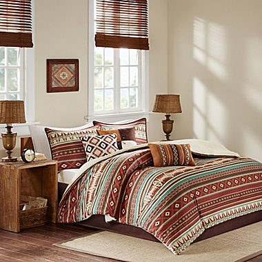 Madison Park Taos 7-Piece King Comforter Set in Spice. View a larger version of this product image.