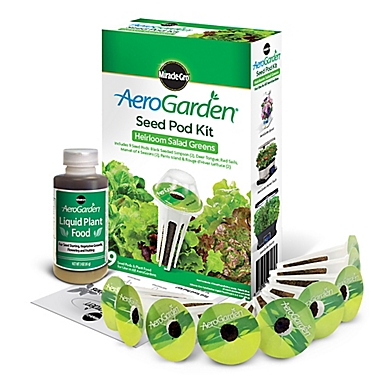 Miracle-Gro&reg; AeroGarden&trade; Heirloom Salad Greens Seeds 9-Pod Kit. View a larger version of this product image.