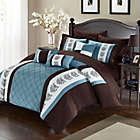 Alternate image 1 for Chic Home Adam 8-Piece Twin Comforter Set in Brown