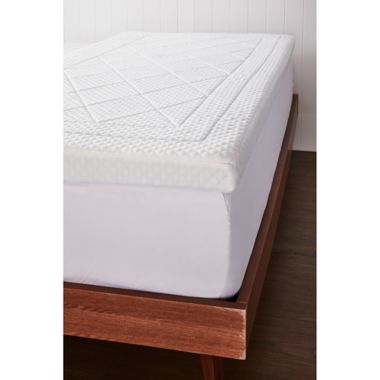 Therapedic&reg; Deluxe Quilted 3-Inch Memory Foam Queen Mattress Topper. View a larger version of this product image.