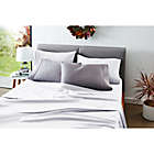 Alternate image 3 for Therapedic&reg; Wholistic&trade; 400-Thread-Count Performance Sateen Twin Sheet Set in White
