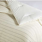 Alternate image 8 for Studio 3B&trade; 3-Piece Full/Queen Pinstripe Comforter Set in Coconut Milk/Navy