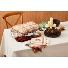 Alternate image 2 for Stamped Leaves 60-Inch x 102-Inch Oblong Tablecloth
