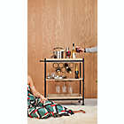 Alternate image 2 for Bee &amp; Willow&trade; Bar Cart with Wine Rack in Natural/Black