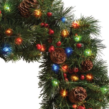 H for Happy&trade; Wreath Rice Mini LED Christmas Lights. View a larger version of this product image.