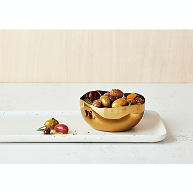 Studio 3B&trade; Small Mirrored Snack Bowl in Gold. View a larger version of this product image.