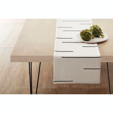 Studio 3B&trade; Stitched Lines Table Linen Collection. View a larger version of this product image.