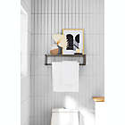 Alternate image 1 for Studio 3B&trade; Wall Shelf with Towel Bar in Nickel