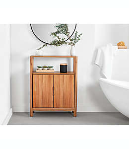 Mueble organizador de madera de acacia para baño Haven™