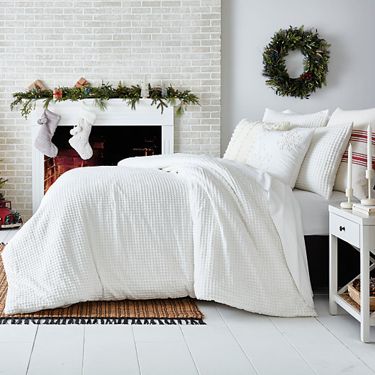 Alternate image 1 for Bee & Willow™ Waffle Grid 3-Piece Comforter Set