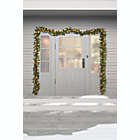 Alternate image 1 for H for Happy&trade; 20-Foot Christmas Garland in Green/Red with Clear Lights