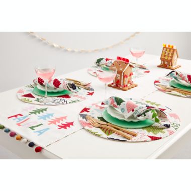 H for Happy&trade; Fa La La 72-Inch Reversible Christmas Table Runner. View a larger version of this product image.