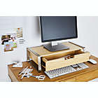Alternate image 4 for Squared Away&trade; Monitor Stand with Storage in Brushed Nickel