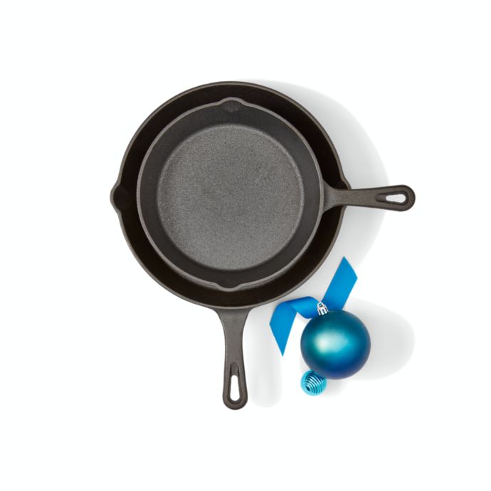 Simply Essential 2 Piece Cast Iron Fry Pan Set Bed Bath Beyond