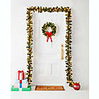 Alternate image 1 for H for Happy&trade; 6-Foot Christmas Garlands in Green/Red with Clear Lights (Set of 2)