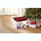 Alternate image 6 for Winter Wonderland 36-Count Ornament Storage Box with Tray in Red/Green
