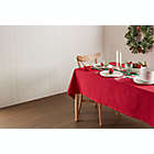 Alternate image 3 for Bee &amp; Willow&reg; Solid Hemstitch 60-Inch x 120-Inch Rectangular Tablecloth in Red